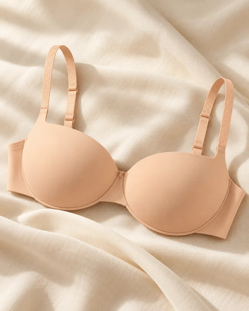 Smooth black and nude bra design