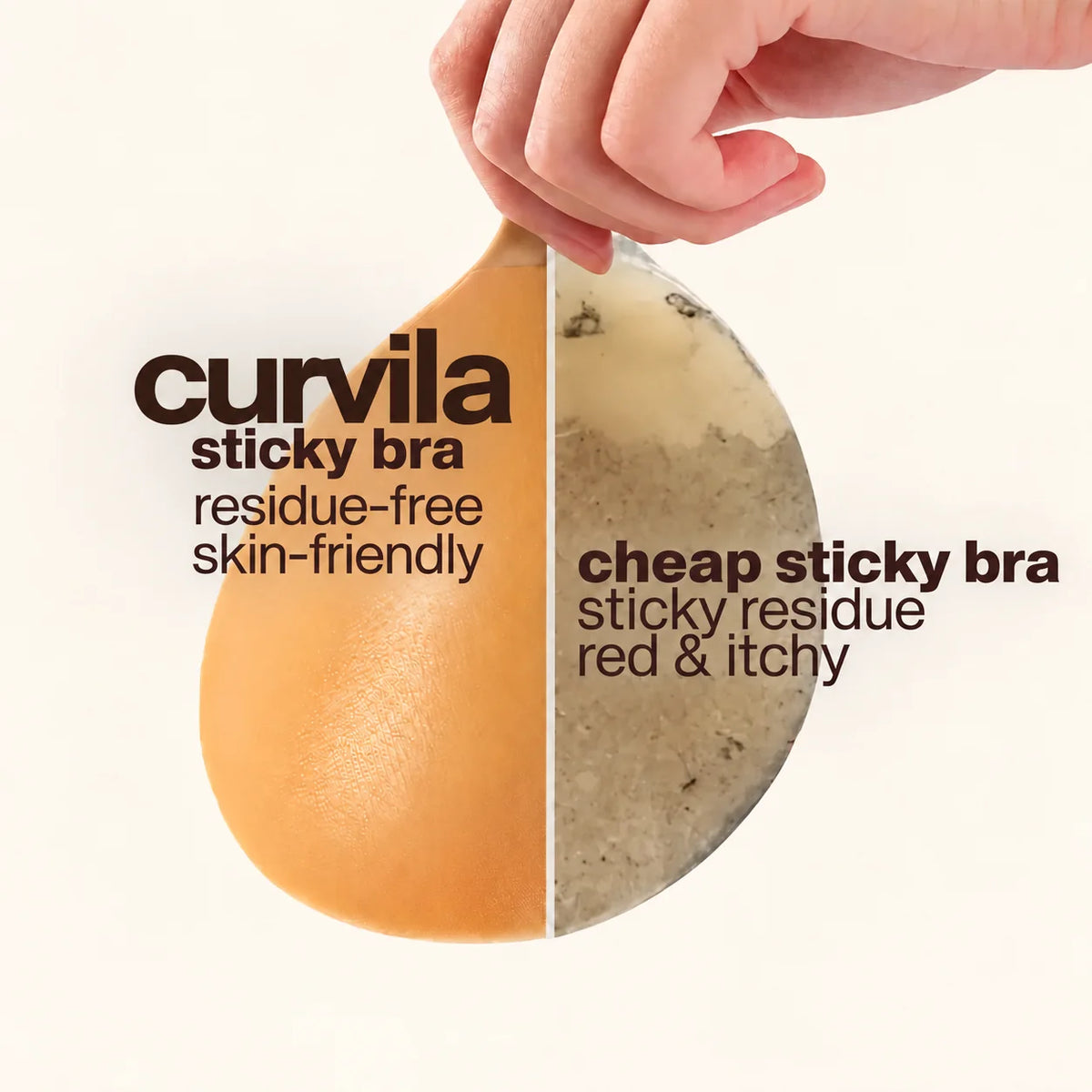 Curvila™ Push-up Sticky Bra