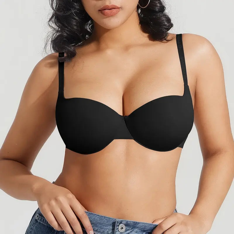 Seamless Push-Up T-Shirt Bra