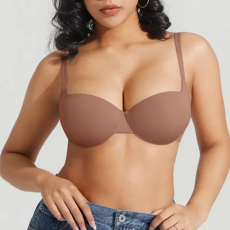 Seamless Push-Up T-Shirt Bra