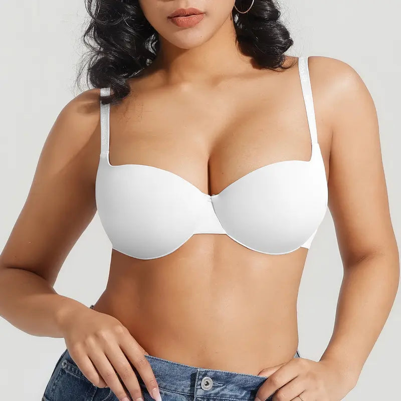 Seamless Push-Up T-Shirt Bra